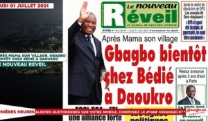 Le titrologue du Jeudi 01 Juillet 2021/ Après Mama son village, Gbagbo bientôt chez Bédié à Daoukro
