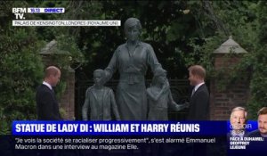 La statue de Lady Di dévoilée dans le jardin du palais de Kensington à Londres