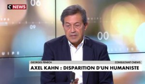 Georges Fenech réagit au décès du généticien Axel Kahn : «Je retiens son sens de l’éthique et cette attitude exemplaire face à la mort, exemplaire pour nous tous»