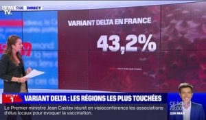 Covid-19: la présence du variant Delta continue de progresser en France