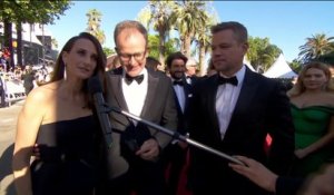 Camille Cottin rejoint Tom McCarthy et Matt Damon sur le tapis rouge - Cannes 2021
