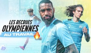 Au travail avec les recrues de l'OM