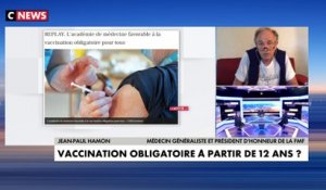 Dr Jean-Paul Hamon : «Pour les gens non-vaccinés qui veulent aller dans les lieux publics, le PCR est payant. Pour moi c'est ça responsabiliser les gens»