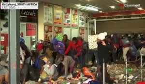 Afrique du Sud : impressionnantes scènes de pillage