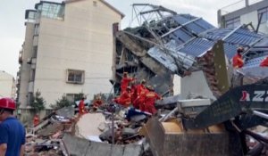 Chine : 8 morts et 9 disparus dans l’effondrement d’un hôtel