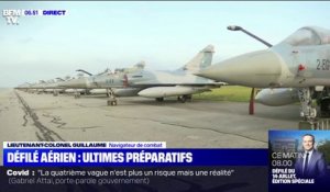 14-Juillet: la base d'Évreux se prépare à faire décoller les avions de chasse
