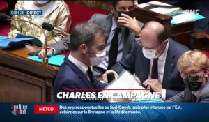 Charles en campagne : Pass sanitaire, du "grand théâtre" à l'Assemblée - 14/07