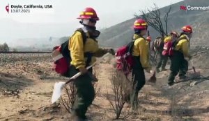 Un feu de forêt dévastateur dans le nord de la Californie