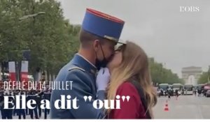 Une demande en mariage sur les Champs-Elysées aussi insolite que mémorable
