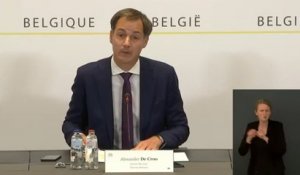 Alexander De Croo rend hommage aux victimes des intempéries qui ont frappé la Belgique