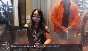 Paris : la tour Eiffel rouvre ses portes et retrouve ses touristes