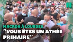 Incident lors du bain de foule d'Emmanuel Macron à Lourdes