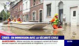 En immersion avec la sécurité civile face aux inondations en Belgique