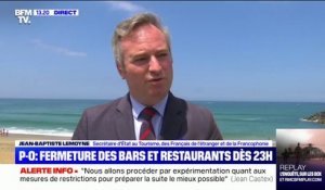 Jean-Baptiste Lemoyne, secrétaire d'État au Tourisme: "Si on met en place ce pass sanitaire, ce n'est pas pour embêter"