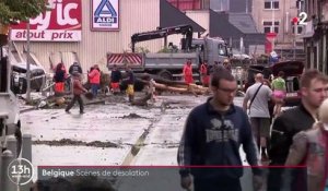Belgique : après les inondations, des scènes de désolation