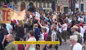 Covid-19 : des manifestations contre le pass sanitaire et l'obligation vaccinale aux quatre coins de la France