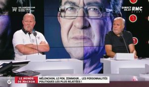 Le monde de Macron: Mélenchon, Le Pen, Zemmour... les personnalités politiques les plus rejetées ! - 21/07