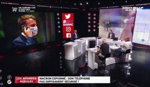 Macron espionné : son téléphone pas suffisament sécurisé ? – 21/07