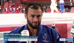 JO : le judoka Luka Mkheidze décroche le bronze