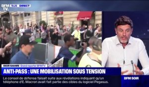 Manifestation anti-pass à Paris: deux de nos journalistes ont été pris à partie devant le Sénat, une plainte va être déposée