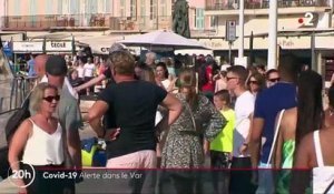 Coronavirus - Reportage à Saint Tropez et dans le Var où le taux d'incidence explose et le masque est à nouveau obligatoire dans les rues dès ce matin