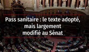 Pass sanitaire : le texte adopté, mais largement modifié au Sénat