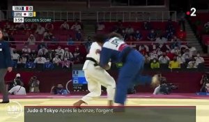 Tokyo 2021 : la judokate française Amandine Buchard battue en finale et médaillée d'argent en -52 kg