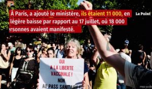 Des milliers d’opposants au pass sanitaire défilent en France « pour la liberté »
