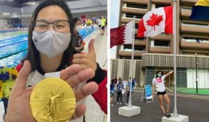 Maggie Mac Neil remporte la première médaille d'or du Canada et sa réaction est GOLD