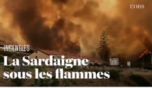 Sardaigne : un violent incendie ravage l'ouest de l'île