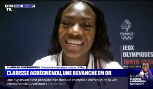 "Je suis toujours sur mon nuage": Clarisse Agbégnénou témoigne sur BFMTV au lendemain de son titre olympique