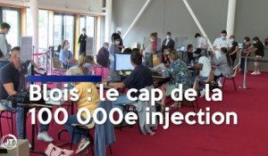 Le Journal - 28/07/2021 - BLOIS / la 100 000e dose de vaccin pour Marion