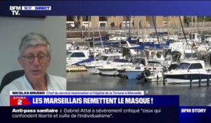 Nicolas Bruder, chef du service réanimation à Marseille: "Il n'y a pas eu de forme grave chez les patients vaccinés"