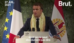Emmanuel Macron reconnaît une dette de la France envers la Polynésie