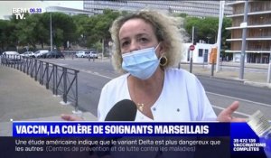 Covid-19: la colère de soignants marseillais contre la vaccination obligatoire