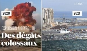 Explosion à Beyrouth : un an après, le port est toujours dévasté