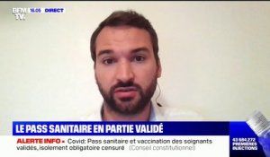 Ugo Bernalicis sur le pass sanitaire: "Je suis déçu de la décision du Conseil constitutionnel"