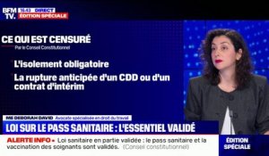 La procédure de suspension du contrat de travail validée pour les salariés en CDI sans pass sanitaire