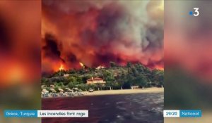 Grèce et Turquie : des incendies incontrôlables