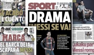 La bombe Messi met le feu à la presse européenne