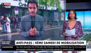 Quatrième samedi de mobilisation contre le pass sanitaire à Paris  : Les premières images en direct sur CNews