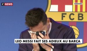 Lionel Messi fait ses adieux au Barça