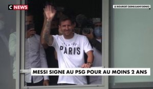 Les supporters ravis de l'arrivée de Messi à Paris