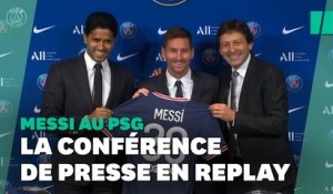 PSG : la conférence de presse de Lionel Messi en replay