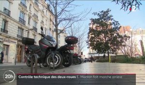 Contrôle technique des deux-roues : Emmanuel Macron suspend la mesure