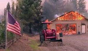 Dixie Fire toujours en activité dans le nord de la Californie