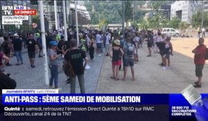 Manifestation contre l'extension du pass sanitaire: le cortège s'apprête à s'élancer à Lyon