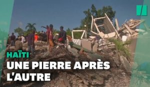 À Haïti, après le séisme de magnitude 7,2, on recherche les survivants sous les décombres