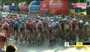 Cyclisme sur route -  : Le replay des derniers kilomètres de la 7ème étape du Tour de Pologne