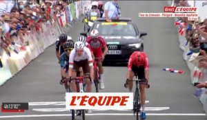 Le dernier kilomÃ¨tre et la victoire de Godon en vidÃ©o - Cyclisme - Tour du Limousin - 2e Ã©tape